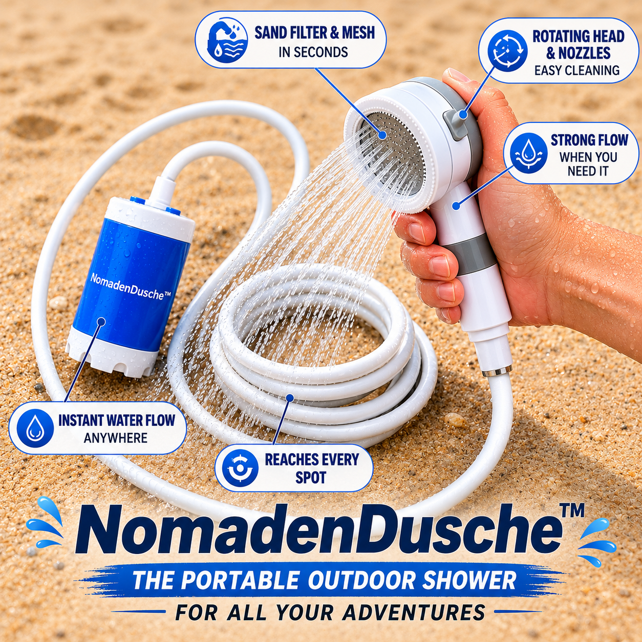 NomadenShower™ — Shower where every adventure begins!