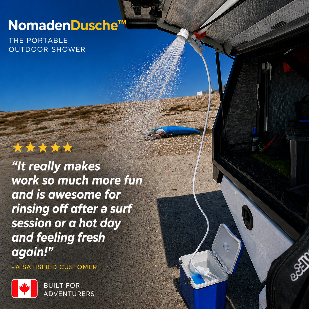 NomadenShower™ — Shower where every adventure begins!