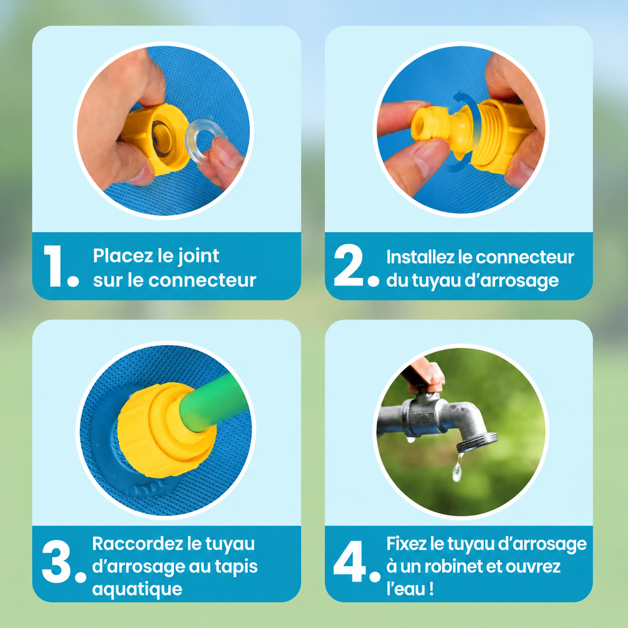 Aquapatte™ — Leur coin fraîcheur préféré tout l’été.