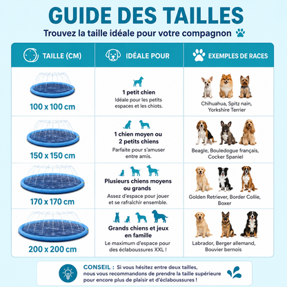 Aquapatte™ — Leur coin fraîcheur préféré tout l’été.