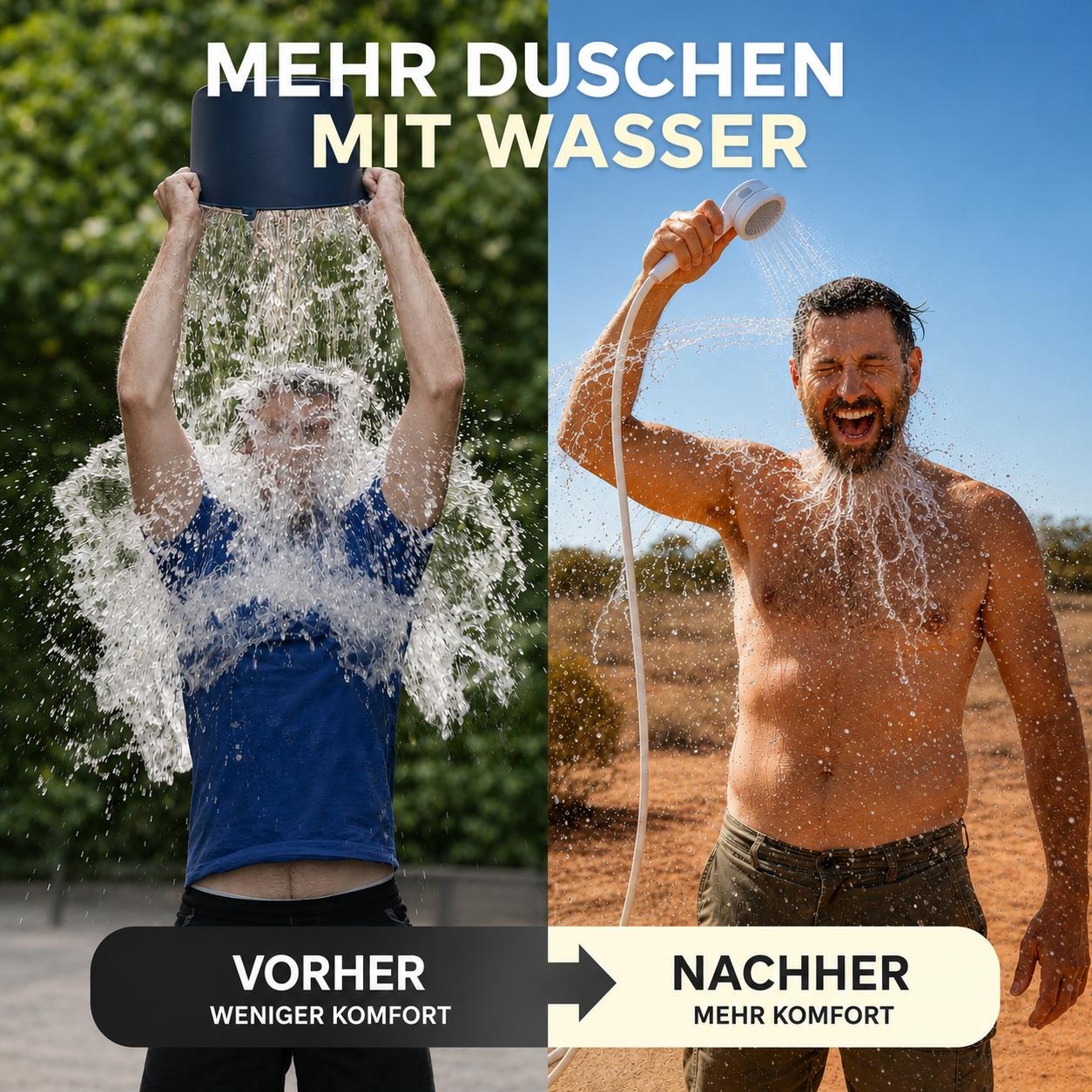 NomadenDusche™ — Duschen, wo das Abenteuer beginnt.