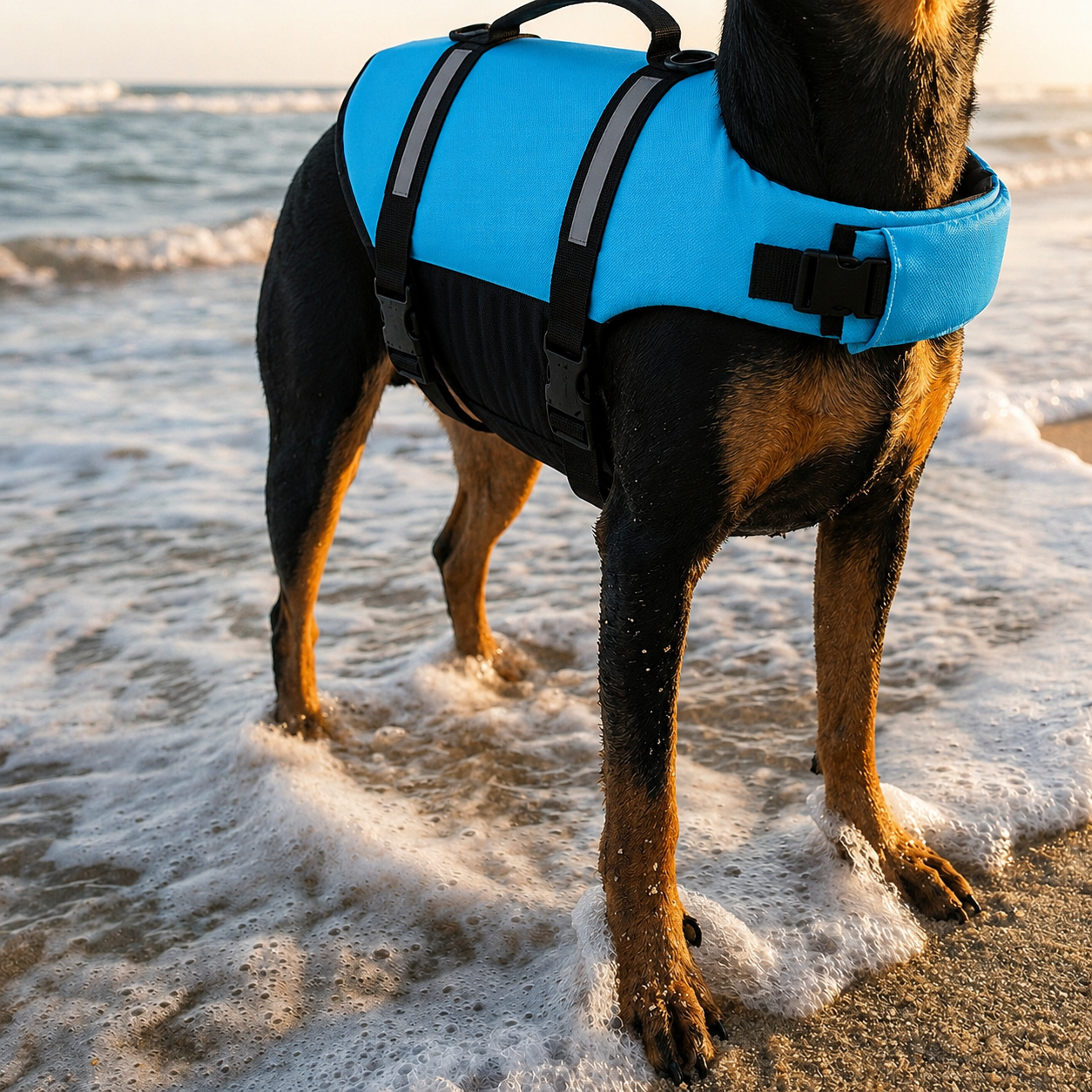 Caniflot™ — La sécurité de votre chien à chaque baignade.