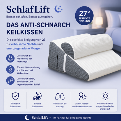 SchlafLift™ — Die ideale Neigung für besseren Schlaf.