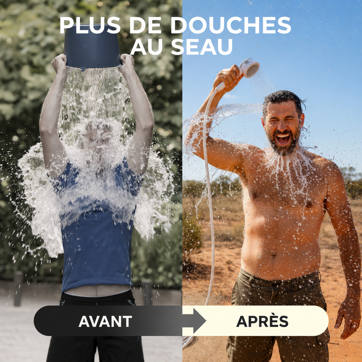 DoucheNomade™ — Votre douche, partout.